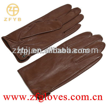 Guantes de piel de oveja de primera calidad para hombre